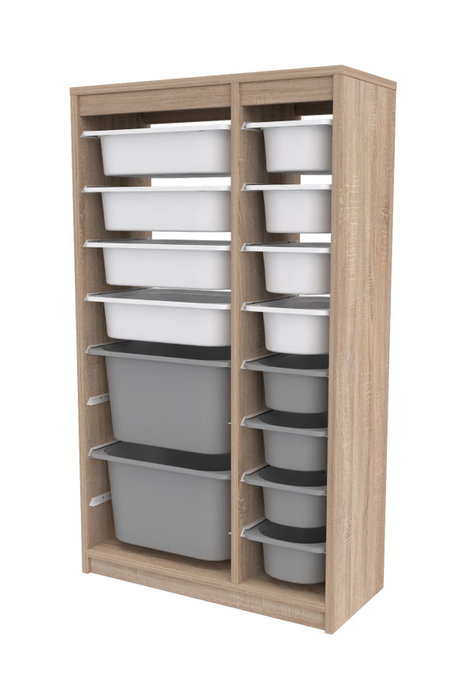 Hanah Home Montana Xs 2D4N8U - Blanco y Gris Sonomo Hanah Home Montana Xs 2D4N8U - Blanco y Gris Sonomo